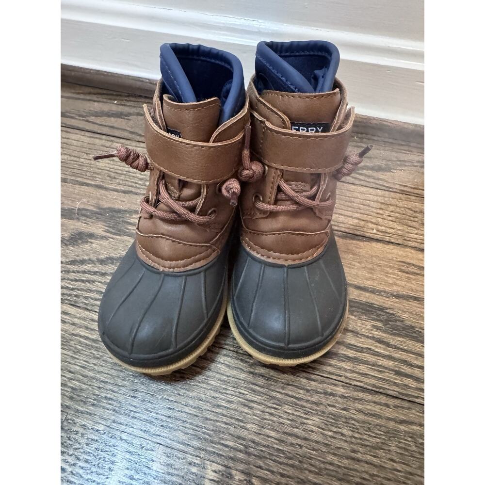 Sperry Unisex Toddler Harbor Duck Boots Sz 6 C Snow Water Winter Boots